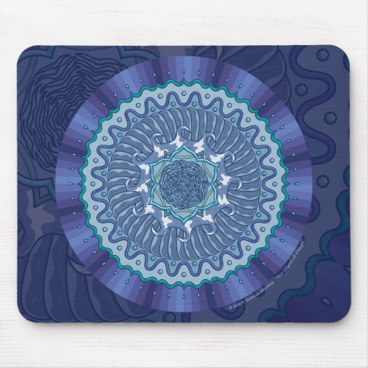 Tapis De Souris Mandala Mousepad de l'eau (Devant)