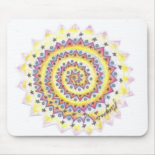 Tapis De Souris Mandala Mousepad de mystère de BargasArtworks