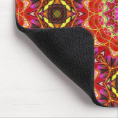 Tapis De Souris Mandala ROUGE (Coin)
