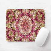 Tapis De Souris Mandala rouge de bourgeon… (Avec souris)