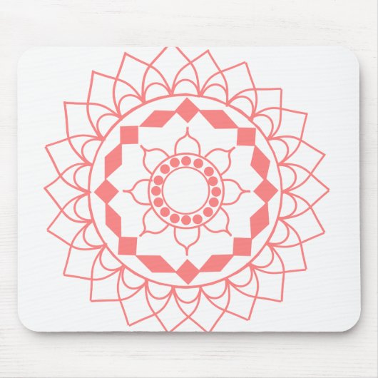 Tapis De Souris Mandala simple (Devant)