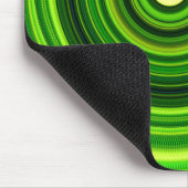 Tapis De Souris Mandala vert géomagnétique (Coin)