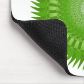 Tapis De Souris Mandala vert Soleil (Coin)