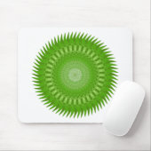 Tapis De Souris Mandala vert Soleil (Avec souris)