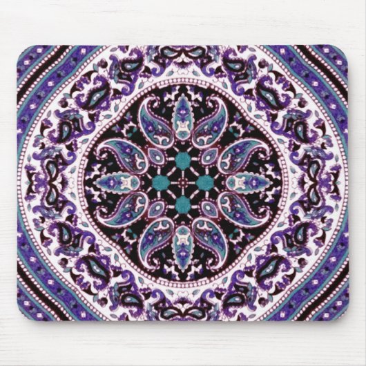 Tapis De Souris Mandala violet (Devant)