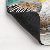 Tapis De Souris Mandarin Canard Animal Bird Décor Art (Coin)