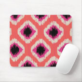 Tapis De Souris Mandarine Ikat - par TDStudio (Avec souris)