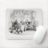 Tapis De Souris Mandataire et client, courage et impatience (Avec souris)