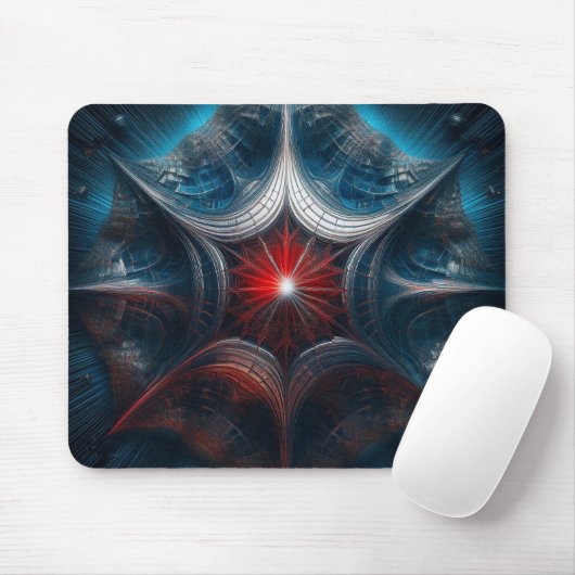 Tapis De Souris Mandelbrot manipulé avec Starburst Center (Avec souris)