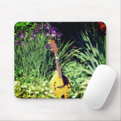 Tapis De Souris Mandolin Et Iris Flower Garden (Avec souris)