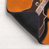 Tapis De Souris mandolines croisées sur l'orange - MOUSEPAD (Coin)