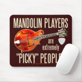 Tapis De Souris Mandolinists difficile (Avec souris)