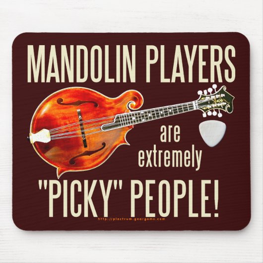 Tapis De Souris Mandolinists difficile (Devant)