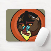 TAPIS DE SOURIS MANDRILL HORIZONTAL MOUSE PAD (Avec souris)