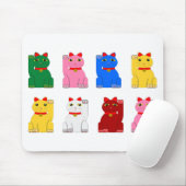 Tapis De Souris maneki neko (Avec souris)