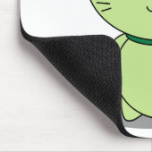 Tapis De Souris Maneki Neko - chat chanceux vert (Coin)