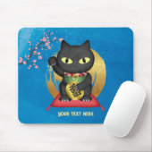 Tapis De Souris Maneki Neko Lucky Poilue (Avec souris)