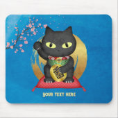 Tapis De Souris Maneki Neko Lucky Poilue (Devant)