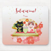 Tapis De Souris Maneki Neko Lucky Poiluna (Devant)