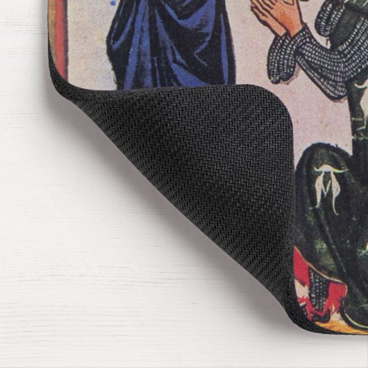 Tapis De Souris Manesse Codex Art Religieux Mousepad (Coin)