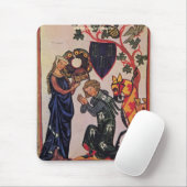 Tapis De Souris Manesse Codex Art Religieux Mousepad (Avec souris)