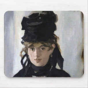 Tapis De Souris Manet - Berthe Morisot avec un bouquet de violette