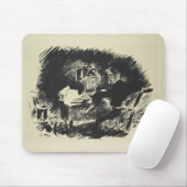 Tapis De Souris Manet | Le Corbeau, 1875 (Avec souris)