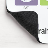 Tapis De Souris Mange Danser Le Sommeil ! (Coin)