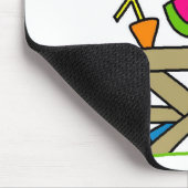 Tapis De Souris Manger de la pastèque (Coin)