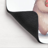 Tapis De Souris Manger des donuts comme un paresseux ! (Coin)
