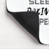 Tapis De Souris Manger Dormir Boxe Répéter Enthousiaste de boxe  (Coin)