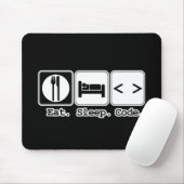 Tapis De Souris manger dormir coder (Avec souris)