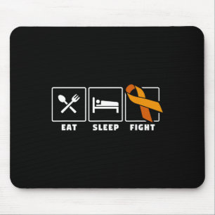 Tapis De Souris Manger Dormir Combattre Sensibilisation à la leucé