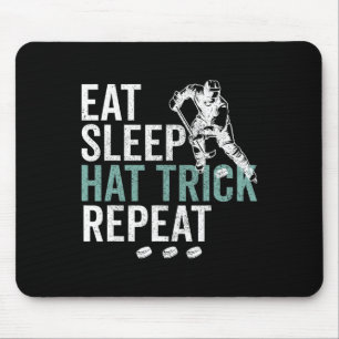 Tapis De Souris Manger Dormir Coup du Chapeau Répéter Cool Palet d