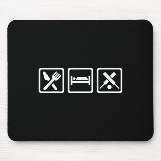 Tapis De Souris Manger Dormir Cricket  (Devant)