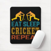 Tapis De Souris Manger Dormir Cricket Répéter (Avec souris)