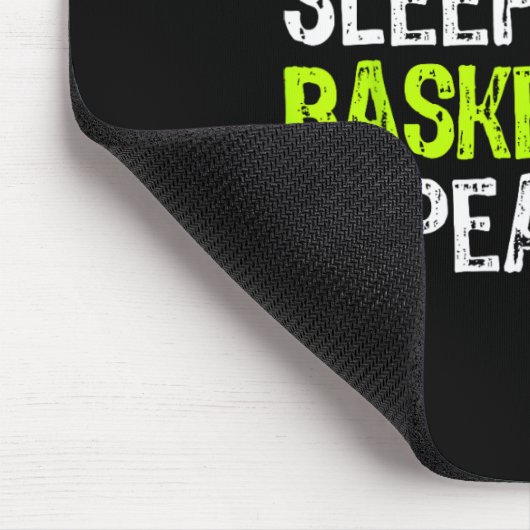 Tapis De Souris Manger Sleep Basketball Répéter Lecteur Fun Cool L (Coin)