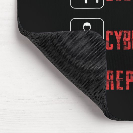 Tapis De Souris Manger Sommeil Cyber Sécurité Répéter Éthique Hack (Coin)