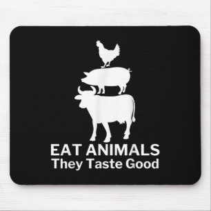 Tapis De Souris Mangez des animaux Funny Grilling barbecue