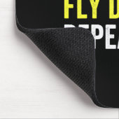 Tapis De Souris Mangez des drones de drones de sommeil Répéter dro (Coin)