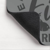 Tapis De Souris Mangez du poisson endormi Répéter (Coin)
