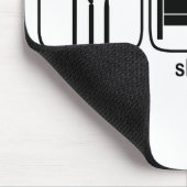 Tapis De Souris Mangez la comptabilité de sommeil (Coin)