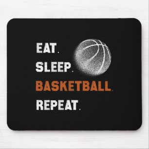 Tapis De Souris Mangez le basketball du sommeil Répéter 1