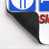 Tapis De Souris Mangez le sommeil KLR (Coin)