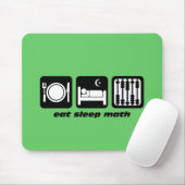 Tapis De Souris mangez les maths de sommeil (Avec souris)