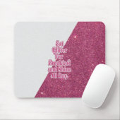 Tapis De Souris "Mangez les parties scintillantes pour le petit (Avec souris)