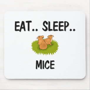 Tapis De Souris Mangez les SOURIS de sommeil