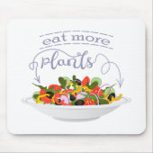 Tapis De Souris Mangez plus de plantes frais motivation salade let (Devant)