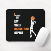 Tapis De Souris Mangez Sleep Basketball Répéter Girls Basketball P (Avec souris)