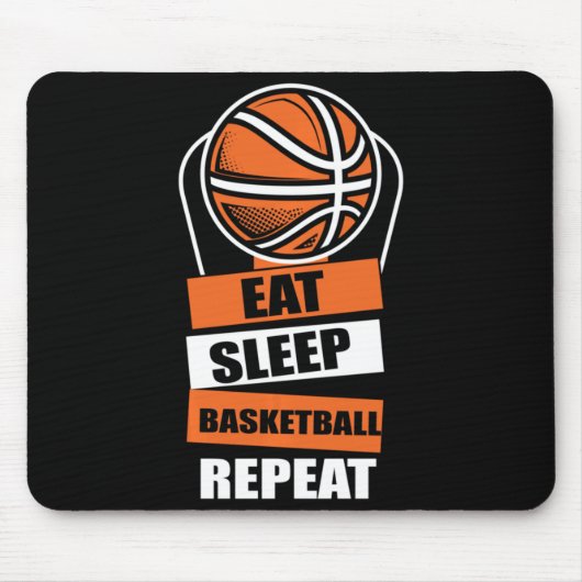 Tapis De Souris Mangez Sleep Basketball Répéter Lecteur Entraîneur (Devant)